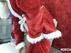 RelaXXX presents: Hot xmas video from scandinavian monicamilf - norsk jul