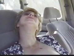 RelaXXX presents: Granny fucking with young man on car