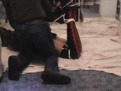 RelaXXX presents: Kathy hogtied and struggling