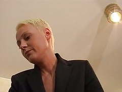 RelaXXX presents: Short hair blonde fraulein boss