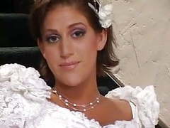 RelaXXX presents: Bride & a hottie share a big cock