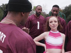 RelaXXX presents: Aliya brynn enjoys during rough interracial gangbang - hd