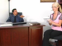 RelaXXX presents: Fucking in the office with fake tits blonde secretary nikki benz