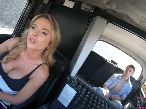 RelaXXX presents: Lucky passenger fucks wet pussy of horny taxi driver shalina devine