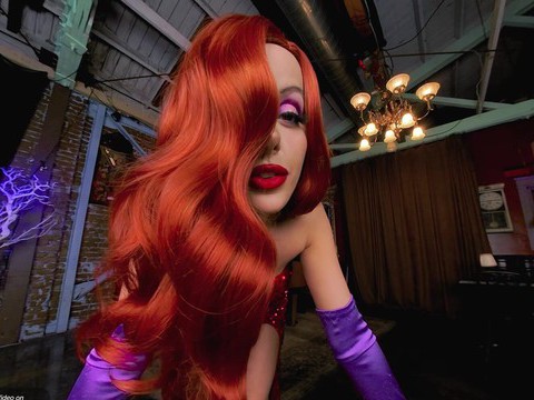 RelaXXX presents: Pov cosplay porn with jessica rabbit in hd porn