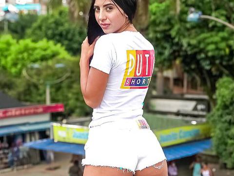 RelaXXX presents: Puti shorts - hot amateur latina mami sits on my huge dick cfnm