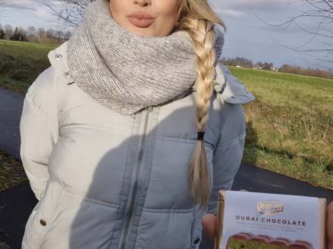 RelaXXX presents: I blow and fuck a stranger for the last dubai chocolate from the discount store - risky public sex - litclit