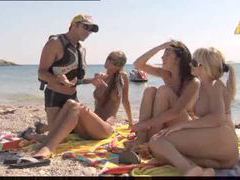 RelaXXX presents: He gets to fuck with three hot chicks