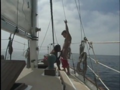 RelaXXX presents: Interracial on a boat with a beautiful black girl