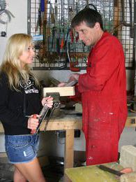RelaXXX presents: Blonde teenage beauty fucking her old and horny handyman