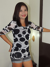 RelaXXX presents: Shy Filipina reveals thick bush before getting poked hard