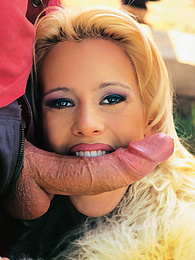 RelaXXX presents: Blonde Cora Works Hard With Mouth and Ass to Get a Facial